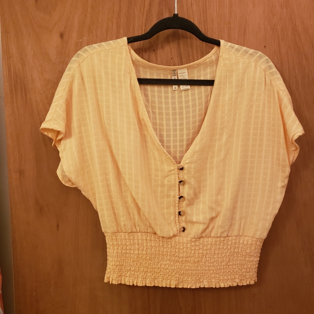 Yellow blouse